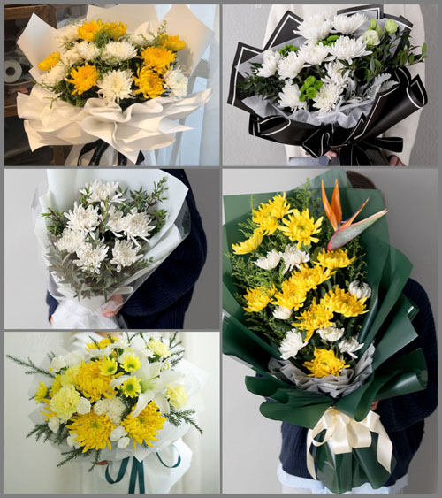 江苏泰州泰兴市滨江镇长沟村白事花束代送